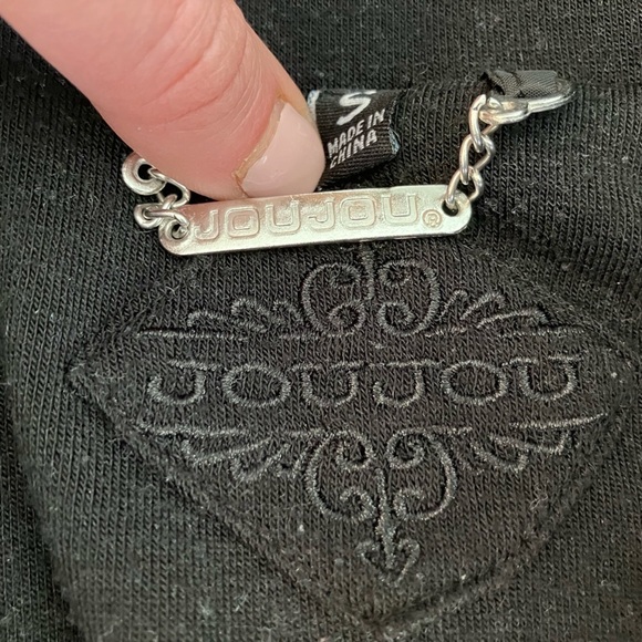 JOUJOU Black 3 Button Pea Coat With Pockets Girl’s Size Small - Picture 4 of 6